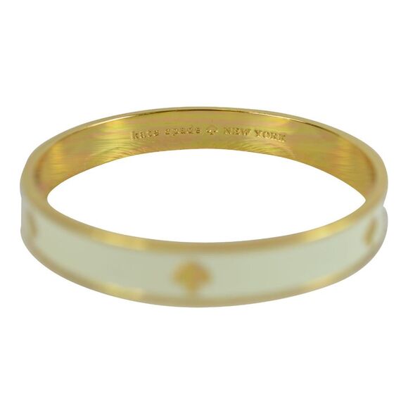 Kate Spade Cream with Gold tone Spades Ban… - Picture 2 of 3
